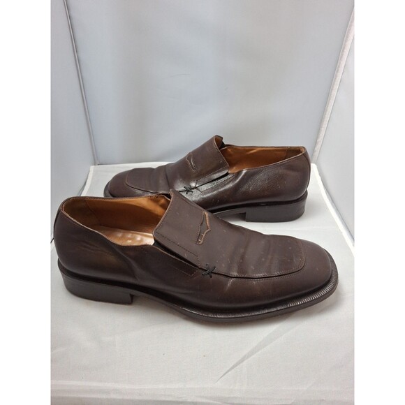 PAL ZILERI Gruppo Foral II Men\'s Premium Italian Leather Penny Loafers Size 9 main image 7